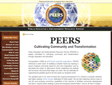 Tablet Screenshot of peerservice.org